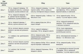 Базовая белковая диета